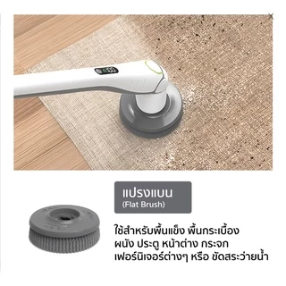 Homemi ชุดหัวแปรงทำความสะอาดไฟฟ้าสำหรับ Homemi Electric Spin Scrubber
