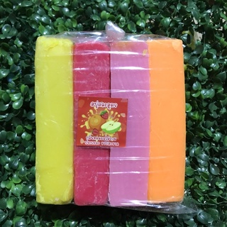 (4ก้อน1กิโลกรัม)สบู่กลูต้าคละสูตรก้อนเหลี่ยมแพ็ค1 กิโลกรัม 4ก้อน กลิ่นหอมฟองเยอะมาก