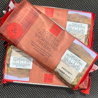 ขนมคุกกี้รสเนย หอมเนยแท้ SCOTTISH ALL BUTTER SHORTBREAD FINGERSคุ๊กกี้รสเนย หอม กรอบอร่อยจาก M&amp;S