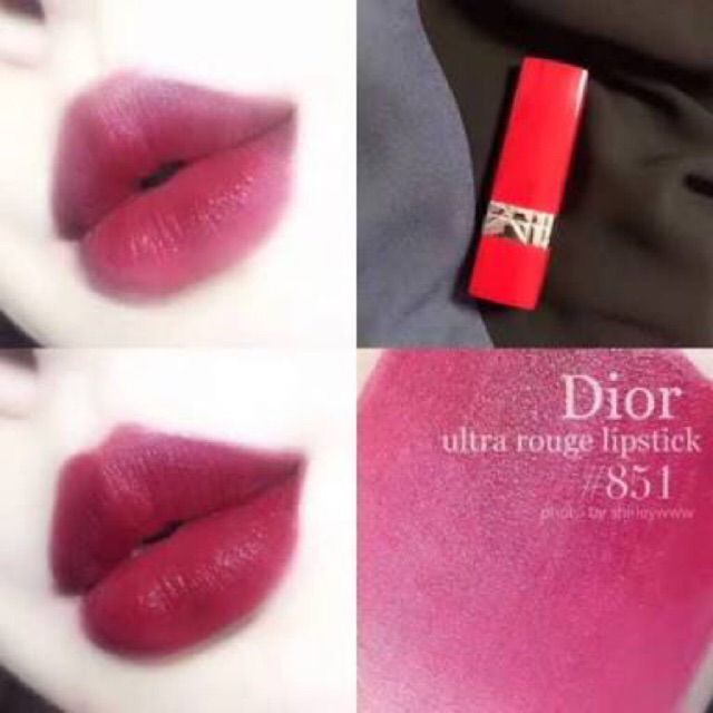 แท้ 💯% Dior Rouge Dior Ultra Rouge Lipstick พร้อมส่งสี 851,999 แท่งใหญ่พร้อมกล่องค่ะ ตัวแท่งมีตำหนิจิ๊ดนึง ลดราคาเลยค่ะ