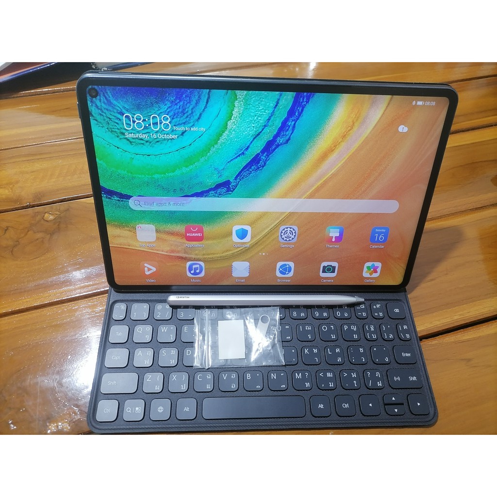 Huawei matepad pro 10.8 WIFI(6/128) มือสองสภาพ 80%(2019) แถม M-pencil+ Smart magnetic keyboard