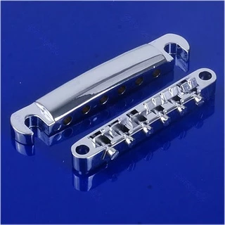 Youn สะพานสายกีตาร์โครเมี่ยม Tune-O-matic Tailpiece Tailpiece สําหรับ Les Paul สําหรับ LP Style Set N