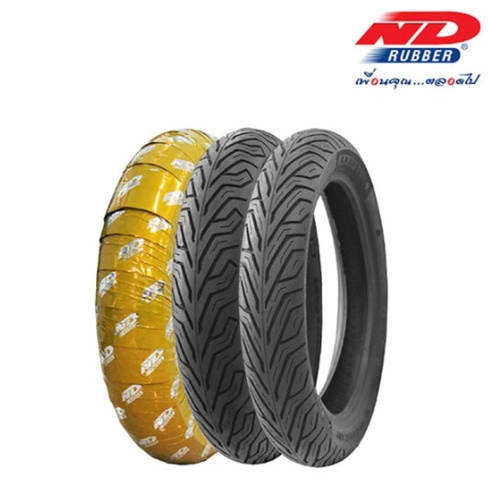 ยางนอก ขอบ12 Tubeless ND RUBBER City scoopy