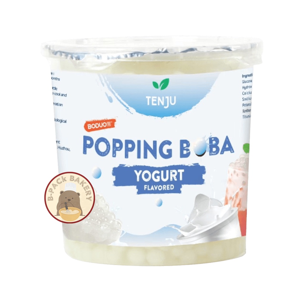 (เท็นจู มุกป็อบ โยเกิร์ต) เท็นจู ไข่มุกป็อบ โยเกิร์ต / TENJU Popping Boba Yogurt / 1Kg