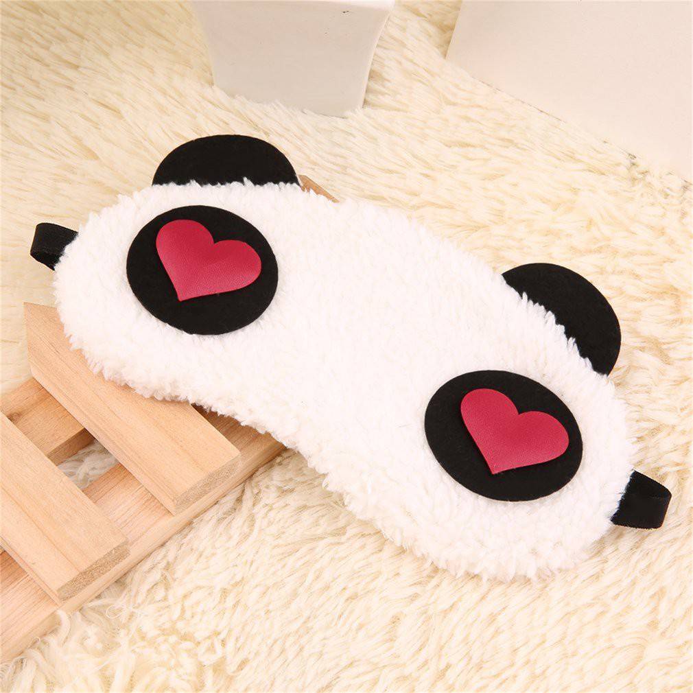 ผ้าปิดตา ลายการ์ตูนหมีแพนด้า น่ารัก พร้อมส่ง #B-0022
