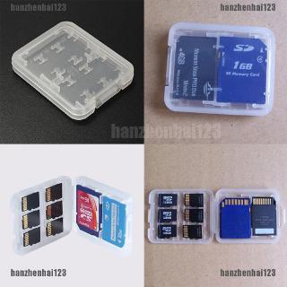 กล่องเก็บการ์ดหน่วยความจํา Micro SD TF SDHC MSPD HZH8 ช่อง