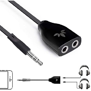 TR302-BLK 3.5mm Dual Headphone Jack Splitter