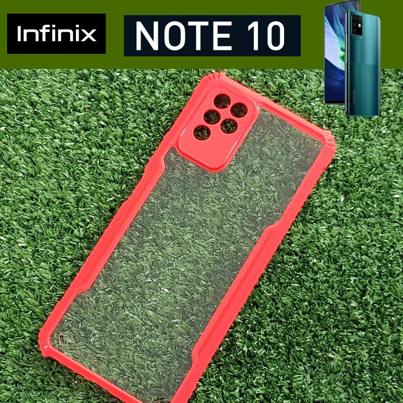 เคส Ultra Hybrid ขอบยางกันกระแทก ฝาหลังใส สำหรับ Infinix รูปที่ 5