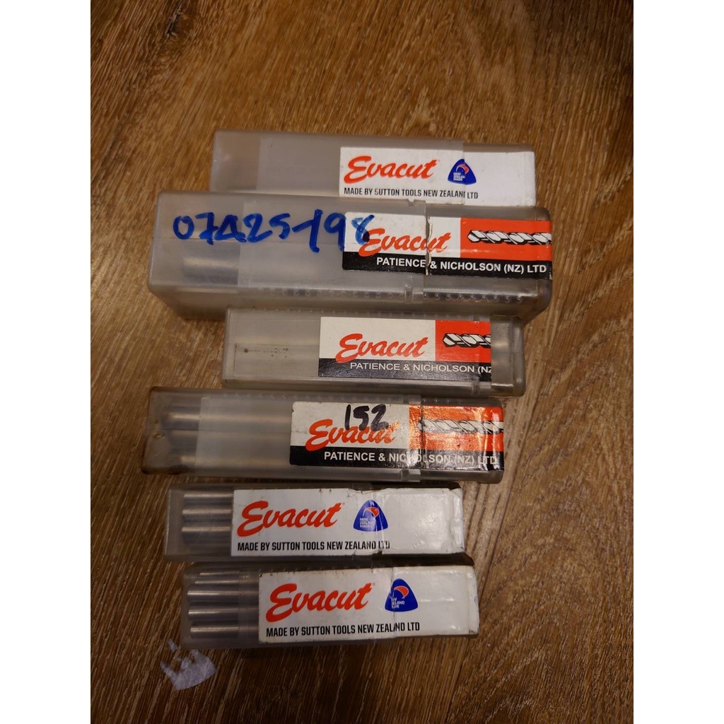 EVACUT ดอกสว่าน 4.2/6.5/6.8/8.0/8.5/8.7/10.5 mm. ราคา/1ดอก **ออกใบกำกับภาษีได้**