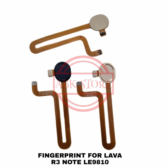 ลายนิ้วมือ แบบยืดหยุ่น | ฟิงเกอร์เพลต แบบยืดหยุ่น สําหรับ LAVA R3 NOTE LE9810