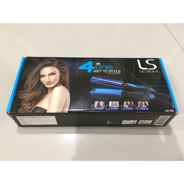 Lesasha เครื่องหนีบผม 4 in 1 Wet to Style (40 วัตต์) รุ่น LS1158