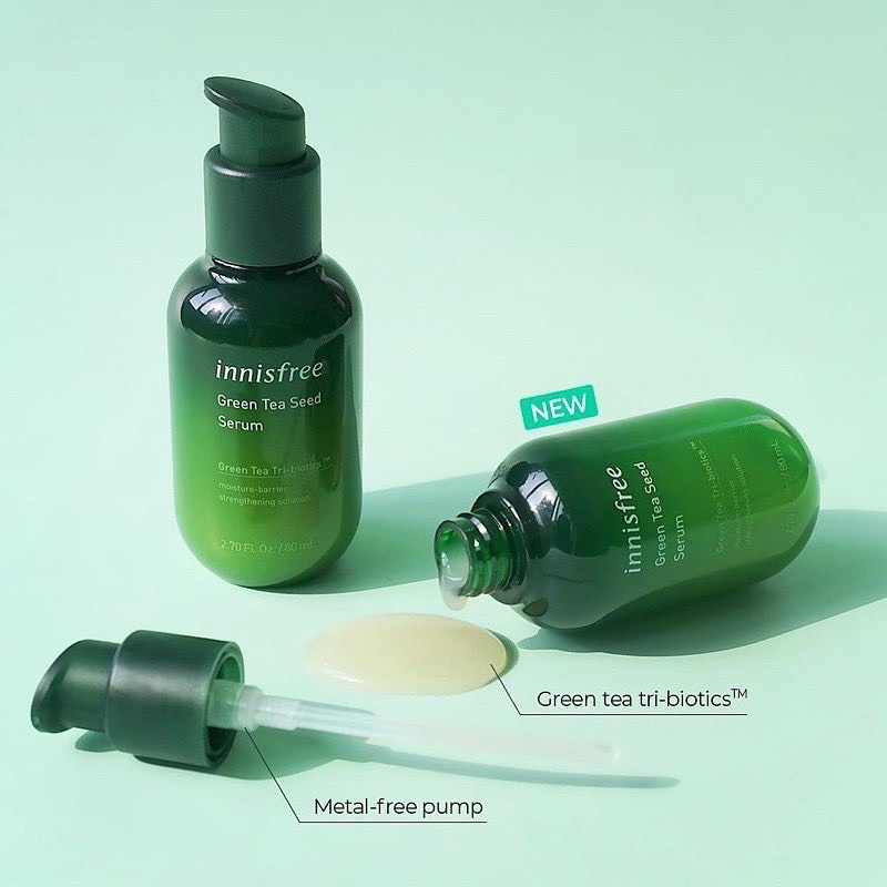 Innisfree Green Tea Seed Serum [Green Tea Tribiotics] 30ml. เซรั่มชา