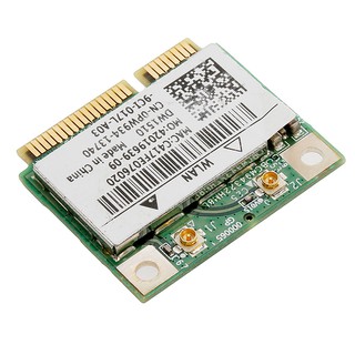 ☀S☀Mini PCI-E BCM94322HM8L DW1510 Dual Band 300M Wireless Card For DELL