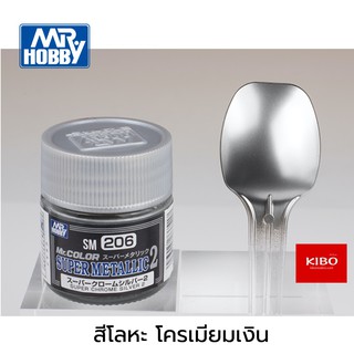 สีโลหะ SM206 SUPER CHROME SILVER 2 10ML