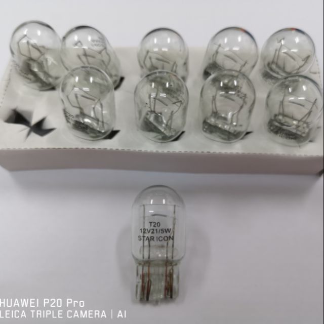 W21/5w T20 w21w & 12v หลอดไฟอัตโนมัติ x10 ชิ้น tta3 &