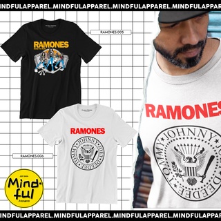 INSPIRED RAMONES GRAPHIC TEES | MINDFUL APPAREL T-SHIRTเสื้อยืด