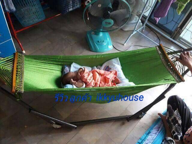 🎈พร้อมส่ง🎈 ไซล์เล็ก เปลเด็ก เปลญวน เปลไกว เปลพับ เปลเหล็ก เปล - รูปที่ 5