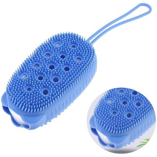 แปรงซิลิโคนอาบน้ำ ขจัดคราบผิว Bubbles bath brush  ขจัดคราบสิ่งสปรกได้อย่างหมดจด