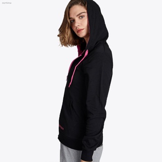 สปอตสินค้าBODY GLOVE Womens SC Interlock Hoodie เสื้อฮู้ด ผู้หญิง สีดำ-01