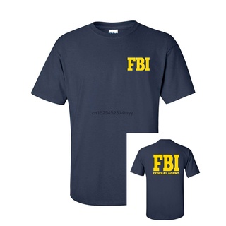 [COD]เสื้อยืด พิมพ์ลาย Fbi Federal Bureau Of Investigation Front Back Ships From Ohio Usa T