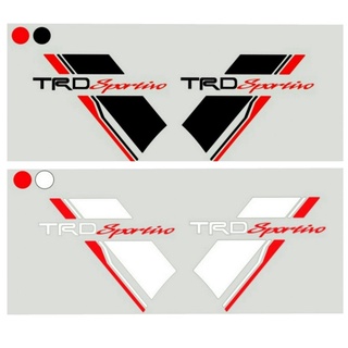 สติ๊กเกอร์ติดข้างท้ายรถ TRD