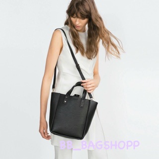 ZARA TOTE BAGE  สีดำ