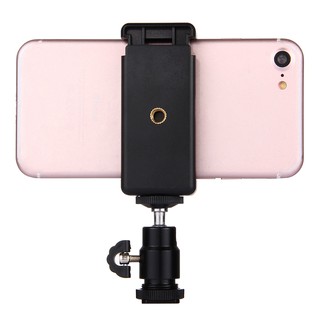 PU214 Hot Shoe Tripod Head Universal Useful 360 Degrees Stable Selfie SticksTripod