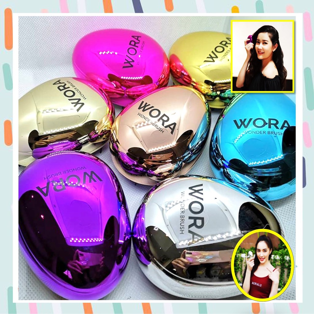 (ถูกที่สุด) หวี WORA WONDER BRUSH (เลือกสีได้)