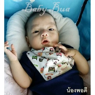 BabyBua ผ้าเช็ดน้ำลายเด็ก มากกว่า 40 เซตลาย เซต 3 ผืน พร้อมส่งในไทย ผ้าซับน้ำลาย กันน้ำลาย bib