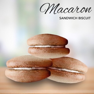 macaron sandwich biscuit บิสกิตมาการองสอดใส้ผลไม้