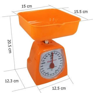 เครื่องชั่งวัตถุดิบ เครื่องชั่ง ตาชั่ง 5 KG (คละสี) ที่ชั่งอาหาร เครื่องชั่งอาหาร ที่ชั่งวัตถุดิบ ตราชั่งวัตถุดิบ สปริง