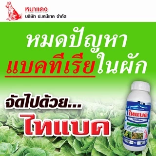 ไทแบค ซิงค์ไทอะโซล สารป้องกันและกำจัดโรคแบคทีเรีย ขนาด 1ลิตร/500ml