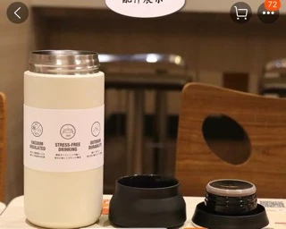 KitchenMarks กระติกน้ำสแตนเลส 350 ml เก็บความร้อน-เย็น 4-6 ชม. ลายการ์ตูน กระติกน้ำ กระติกน้ำสูญญากาศ HomehuK