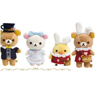 Rilakkuma Alice in Wonderland Set ตุ๊กตาริลัคคุมะ ตุ๊กตาคุมะ