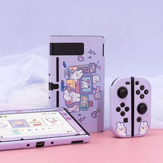 เคส Nintendo Switch Rabbit พร้อมฟิมล์ แบบแข็ง มี2 ลาย