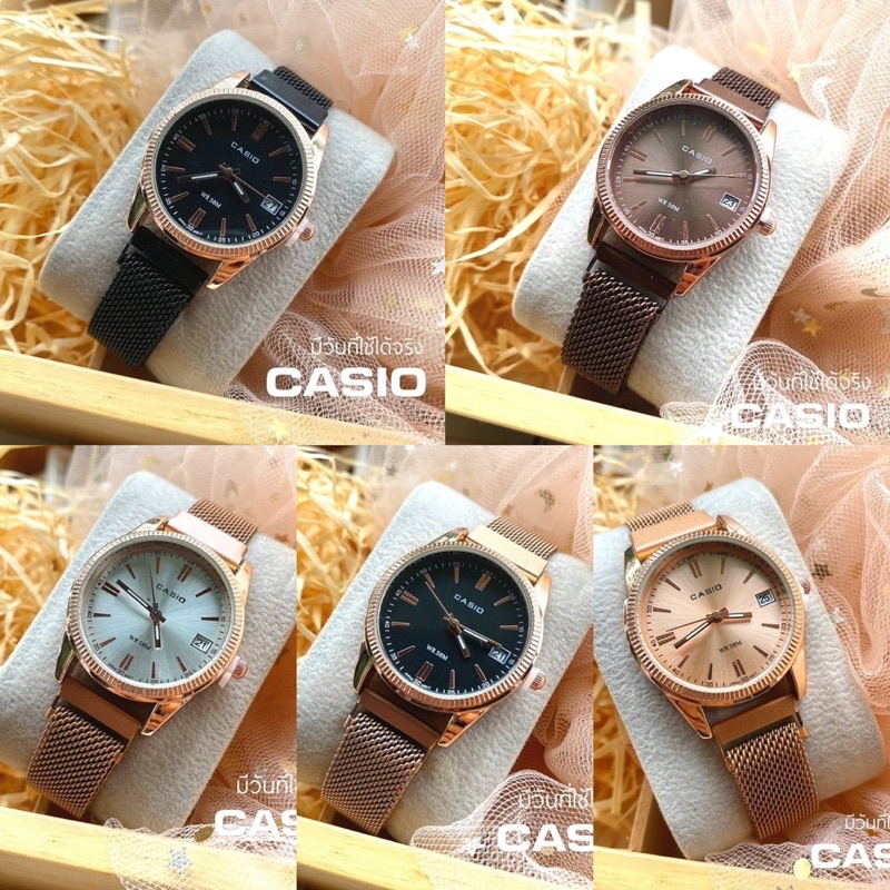 นาฬิกาข้อมือผู้หญิง ราคาถูก-ราคาส่ง สายแม่เหล็ก มีวันที่ ‼️ พร้อมกล่อง