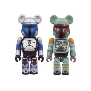 (ของแท้) BE@RBRICK STAR WARS 2PACK JANGO FETT &amp; BOBA FETT (Bearbrick)