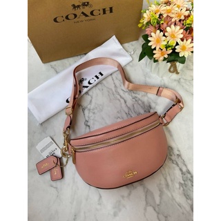 📮@1,580.-🔥BIG DISCOUNT🔥💯COACH SELENA BELT BAG WITH BUNNY