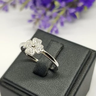 Memorine Jewelry แหวนเงินแท้ 925 ฝังเพชรสวิส (CZ) : ONLR342
