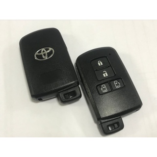 Perfect เคสกุญแจรีโมตรถยนต์ 4 ปุ่ม สําหรับ Toyota Sienta 2016-2021 Vellfire Alphard Keyless Entry shell