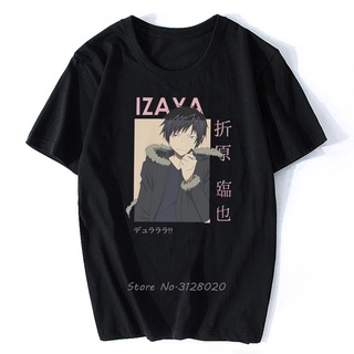 เสื้อยืดผ้าฝ้ายพิมพ์ลาย เสื้อยืด ผ้าฝ้าย ขนาดใหญ่ พิมพ์ลาย Mikado Izaya Orihara สไตล์ญี่ปุ่น