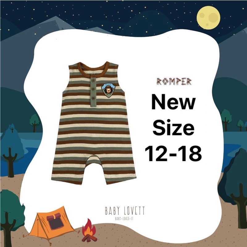 New ส่งฟรี !! Babylovett camper collection size 12-18