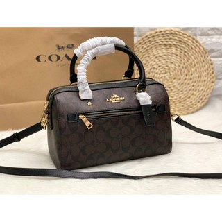 COACH ROWAN SATCHEL IN SIGNATURE ((83607))