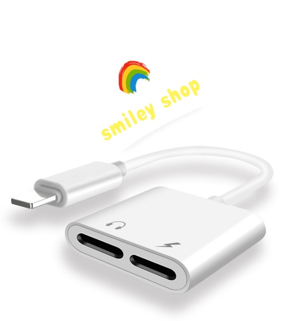 สายต่อของ iphone 11 /X/max/8/7/6 -AUX lightning-ชาร์จไฟ /ฟังเพลง 2in1 #8