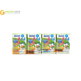 ดัชมิลล์คิดส์ : นมเปรี้ยวยูเอชทีรสผลไม้รวม 90ml X 4pcs (Dutch Mill Kids : Drinking Yoghurt UHT Milk Mix Fruits)