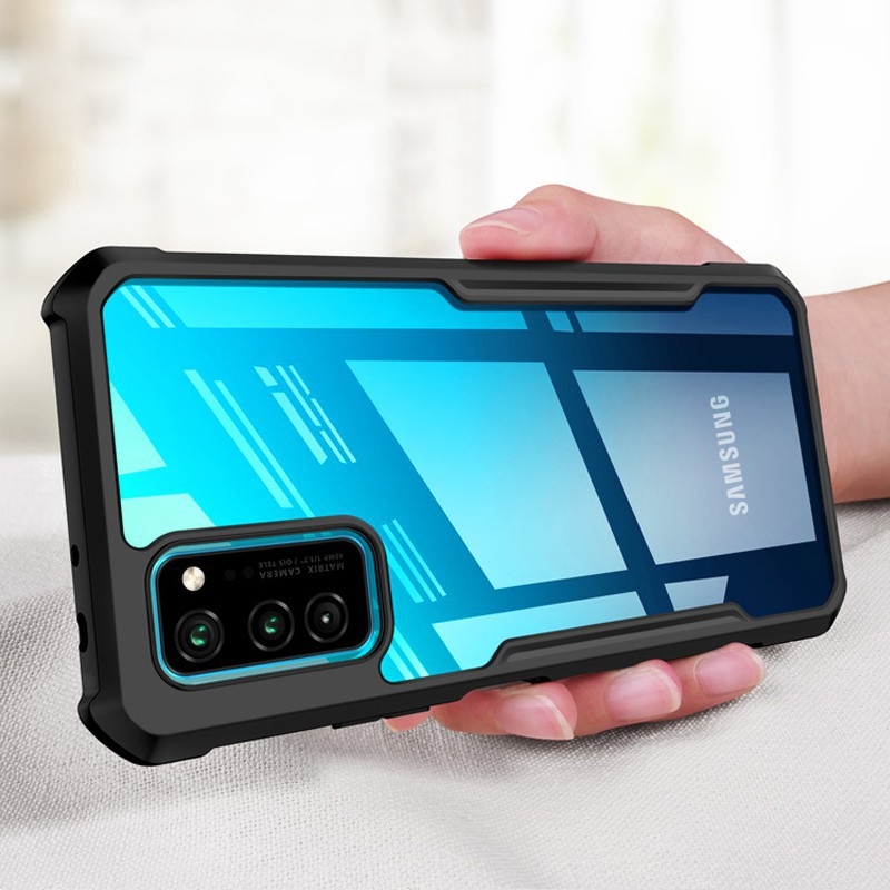 Shockproof Clear Case Samsung Galaxy A12 A72 A52 A32 5G A51 A71 4G A31 A21S A50 A50S A30S A52S Casing Transparent Acrylic Cover