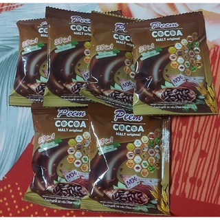 #Peem Cocoa Malt Original ภีมโกโก้ มอล์ลชุด6ซองเล็ก(6×20g) ทดลองทาน ส่งเร็วด่วนจี๋มีเก็บเงินปลายทาง