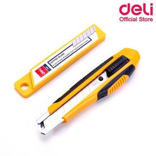 Deli 2068 Cutter Set เซตคัทเตอร์ ขนาด 8 ใบมีด แพ็ค 6 ชิ้น ใบมีดคัตเตอร์ คัตเตอร์ อุปกรณ์ช่วยตัด อุปกรณ์งานช่าง