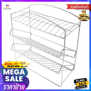 ชั้นวางขวดในครัวสแตนเลส3ชั้น KECH LEAFKITCHEN RACK KECH LEAF STAINLESS STEEL 304