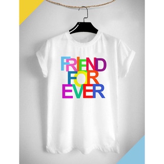 เสื้อยืดสกรีนลายเพื่อน FRIEND FOR EVER